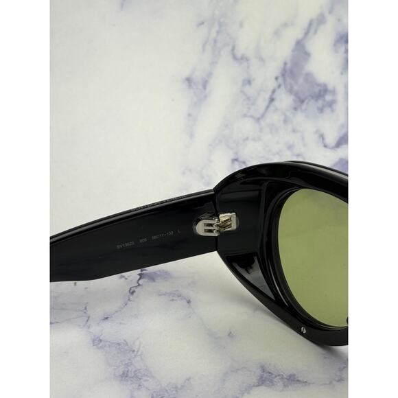 NEW Bottega Veneta BV1362S Black Green Aviator Sunglasses $690 main image 4